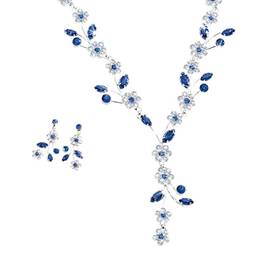 Birthstone Blooms Crystal Necklace 1398 001 6 9