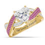 Our Love is Forever Birthstone DIamonisse Ring 10473 0015 j october