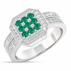 Flair  Square Personalized Birthstone  Diamond Ring 2306 001 5 5