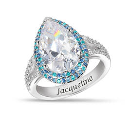 Blue Wave Statement Ring 11964 0019 a main