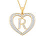 Dazzling Diamond Heart Children's Pendant, Dazzling Diamond Heart Pendant 11622 0138 a r