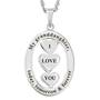 Granddaughter I Love You Diamond Pendant 1887 001 4 3