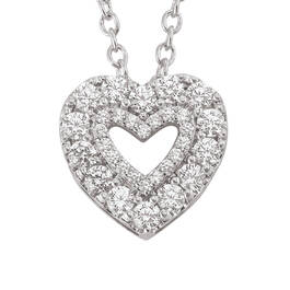 The Dazzling Diamonisse Heart Pendant 12225 0012 a main