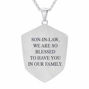 Son in Law Shield Pendant 6203 001 0 2