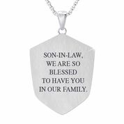 Son in Law Shield Pendant 6203 001 0 2