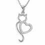 Kitty Love Pendant  Earring Set 4997 001 5 2