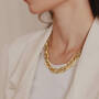 Bold Brilliance Mixed Link Necklace, Bold Brilliance Mixed Link Necklace 12027 0012 m model