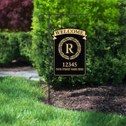 Personalized Metal Monogram Hanging Sign 11929 0013 b sign