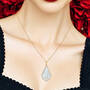 Yesterday Today Always Personalized Teardrop Pendant 6895 0013 m model