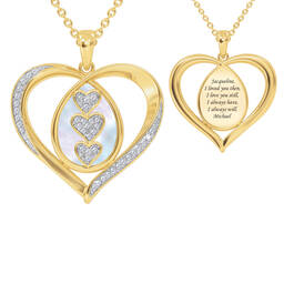 I Love You Personalized Diamond Pendant 10813 0014 a main