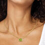 Pretty Petite Peridot Necklace 11599 0020 m model