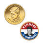 U.S. Presidential Dollar & Campaign Pin Collection, The U.S. Presidential Dollar and Campaign Pin Collection 10038 0013 d kennedy