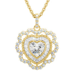 Perfectly Paired Heart Pendant with earrings 10380 0017 b pendant