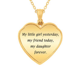 For My Daughter Diamond Pendant 11550 0019 c back