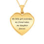 For My Daughter Diamond Pendant 11550 0019 c back