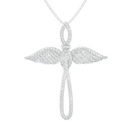 An Angel for My Daughter Cross Pendant 10018 0017 a main
