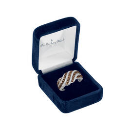 Mocha Wave Sterling Silver Ring 6786 0015 g display box
