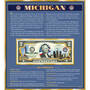 The United States Enhanced Two Dollar Bill Collection 6448 0031 a Michigan