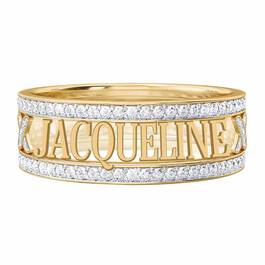 Personalized Birthstone Kiss Ring 6306 001 6 4