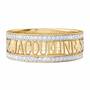 Personalized Birthstone Kiss Ring 6306 001 6 4