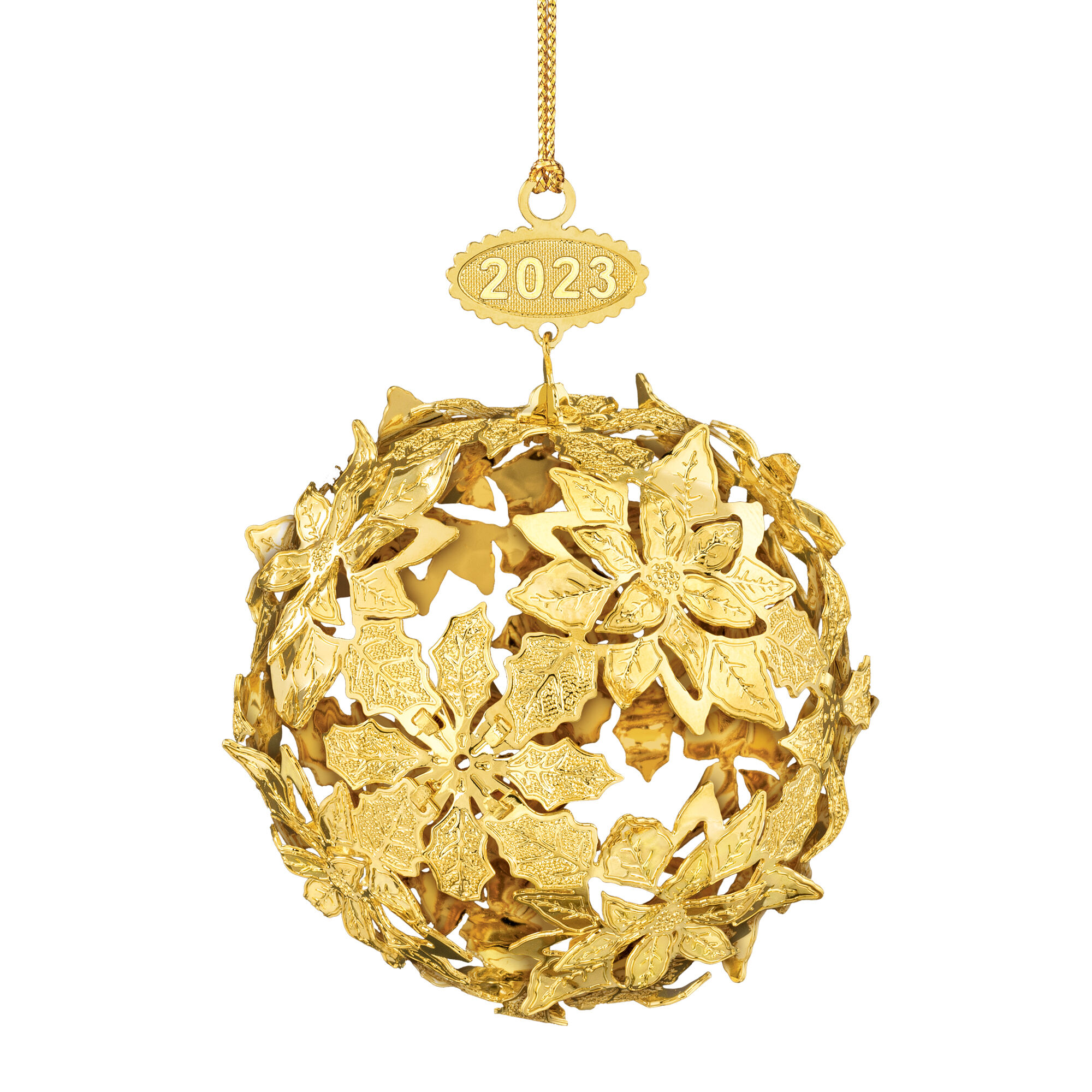 2023 Annual Gold Christmas Ornament 11092 0030 a main