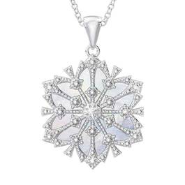 Granddaughter Diamond Snowflake Pendant 1069 001 4 1
