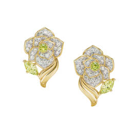 Birthstone Diamond Rose Earrings 11896 0012 h august