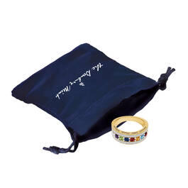 My Loved Ones Name Engraved Birthstone Diamond Ring 10460 0010 g gift pouch