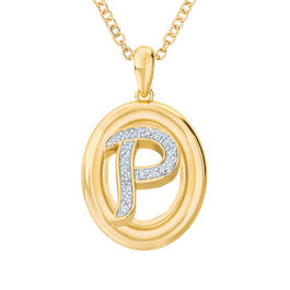 Diamond Initial Pendant 1250 0054 p pendant