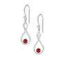 Birthstone and Diamond Earrings 5200 0056 g july