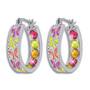 Crystal Celebrations Hoop Earrings 4608 002 4 11