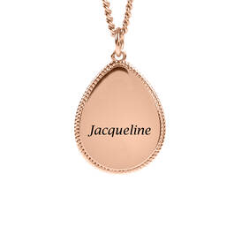 The Personalized Signature Copper Collection 12440 0029 c pendant back