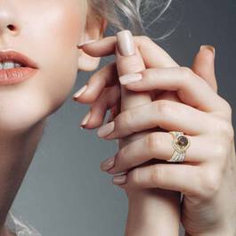 Mocha Majesty Diamonisse Ring 6372 001 5 4