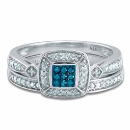 Blue Diamond Bridal Set 4729 001 0 1