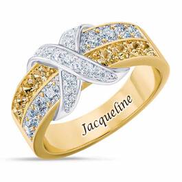 Birthstone Beauty Diamond Kiss Ring 6503 001 7 11