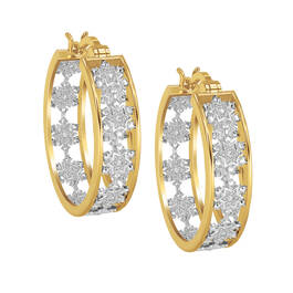 Diamond Snowflakes Inside Out Hoops 10140 0018 a main