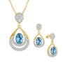 Birthstone Necklace Earring Set 6930 0010 l december