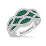 Personalized Stunning Birthstone Ring 11164 0017 e may