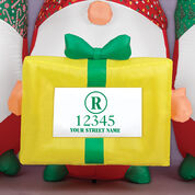 The Monogrammed Christmas Inflatable Gnome Trio 11551 0018 b detail