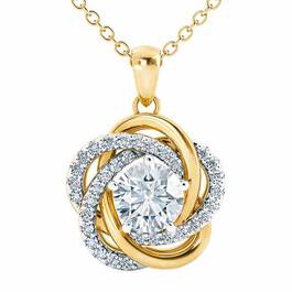 Infinite Strength Pendant with FREE Earrings 11785 0016 b neck