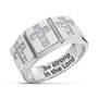 Trinity Cross Mens Ring 6907 0019 a main
