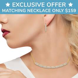 Dazzling Diamond Swirl Necklace 6207 0040 a model