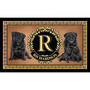 The Dog Accent Rug 6859 0033 a Pug Black