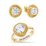 Love Knot Birthstone Ring with Free Matching Earrings 12097 0017 k november