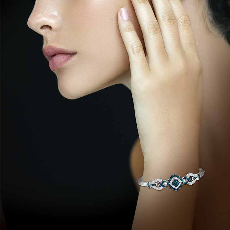 Majesty Blue Diamond Bangle 6582 001 1 2