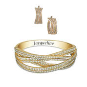 The Elegant Weave Bracelet&Earrings 11684 0018 a main