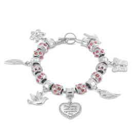 Messages of Love Remembrance Charm Bracelet 10527 0011 a main