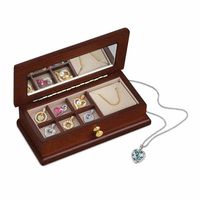 Treasures of the Heart Pendant  Jewelry Box Set 2169 001 1 1