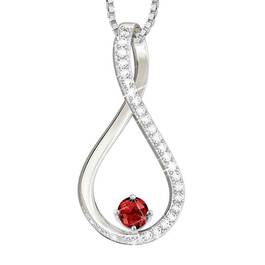 The Birthstone  Diamond Infinity Pendant 5200 001 5 1