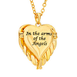 In the Arms of the Angels Personalized Locket 10010 0015 c back